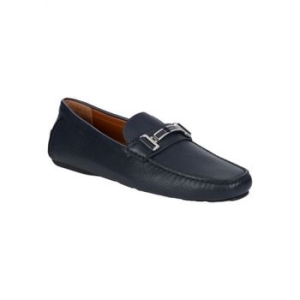 발리 5360421 Drulio Mens 6211257 Navy Leather Loafer Shoes 117305762