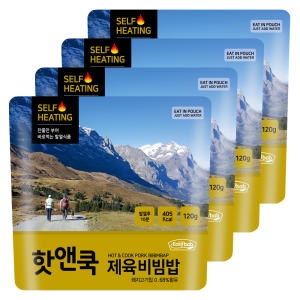 참미푸드 핫앤쿡 제육비빔밥밥 120g (4개)_이미지