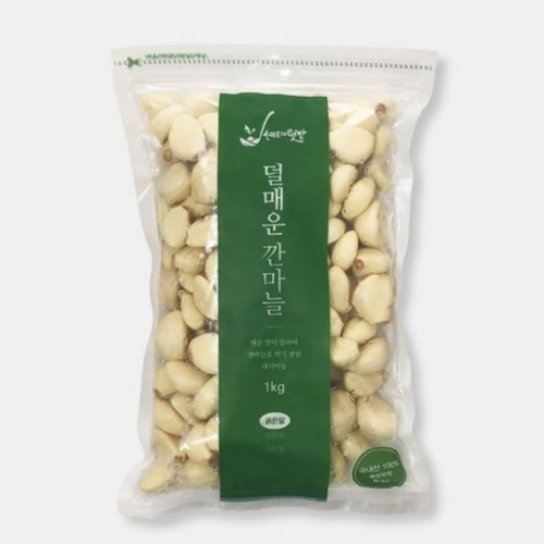 셰프의텃밭 덜매운 깐마늘 대서마늘 소 1kg (1개)_이미지