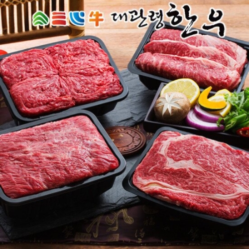 평창영월정선축협 대관령한우 1등급이상 럭셔리 2호 2.4kg