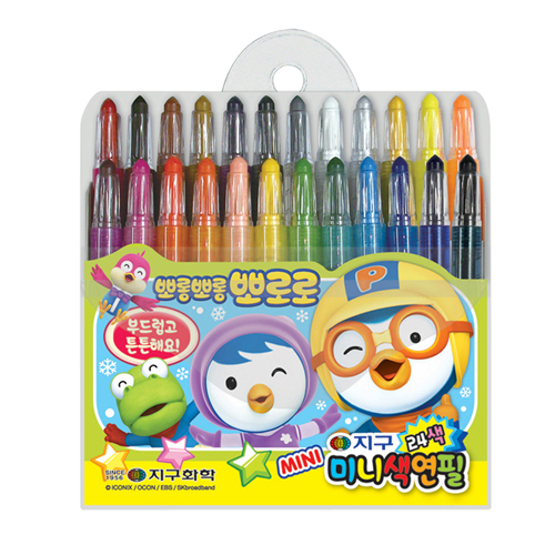 지구화학 뽀로로 미니 색연필이미지입니다. 누르면 해당 게시물로 새창이동합니다.