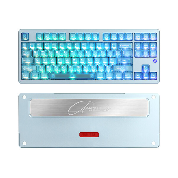 PMO AURORA 80 유무선 기계식 (글레이셜 블루)_이미지