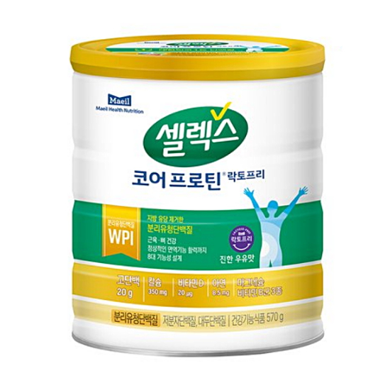 매일유업 셀렉스 코어 프로틴 락토프리 570g (12개)_이미지