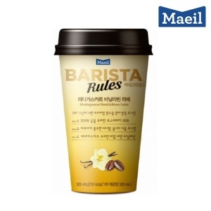 매일유업 바리스타룰스 마다가스카르 바닐라빈 라떼 325ml