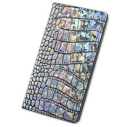 갤럭시Z 폴드 스페셜 에디션 홀로그램크로커 천연소가죽 플립 케이스