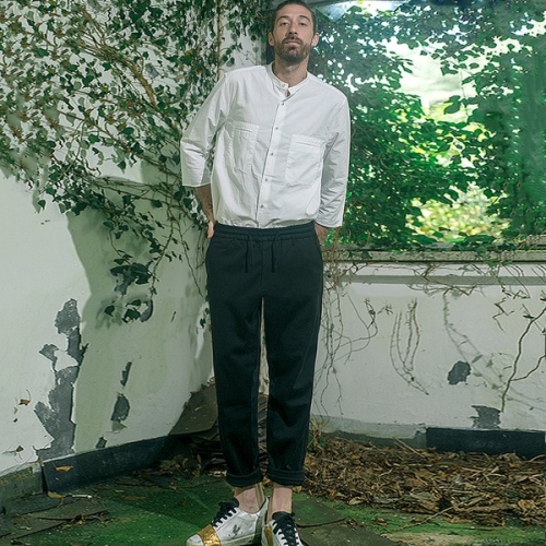 닥터퍼니스트 울트라스트레치 면혼방 밴딩 팬츠 블랙 FJAMBP05A