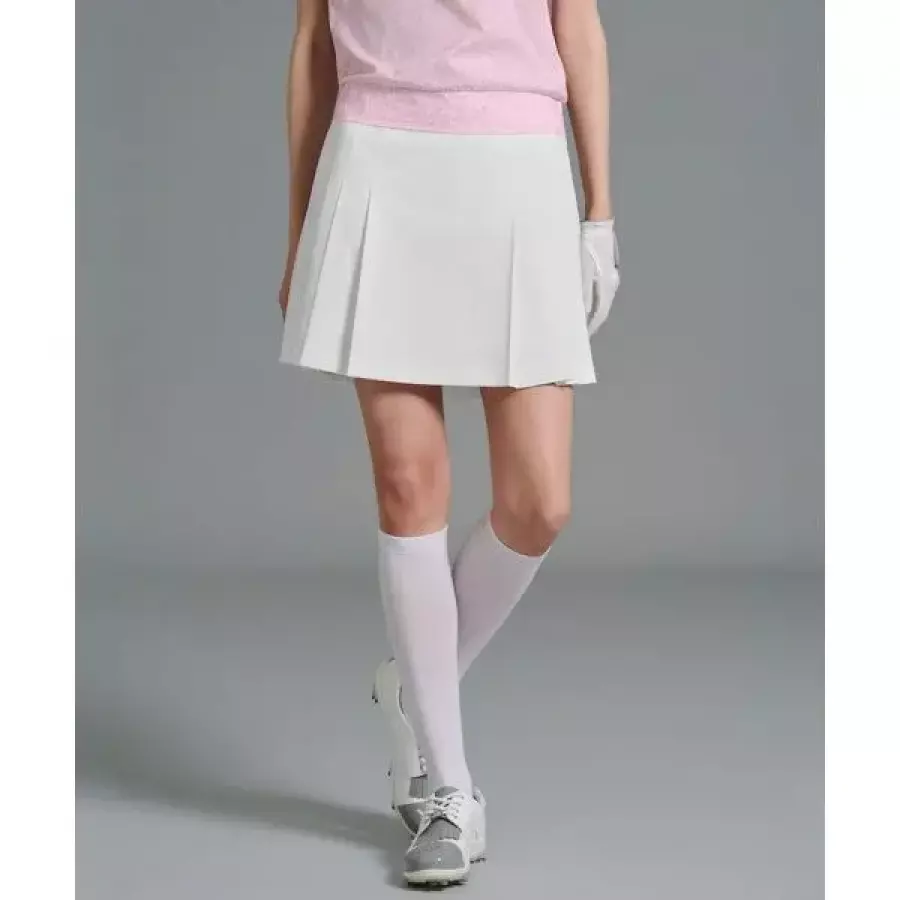 GOLF B_under 여성 타공 주름 매너 큐롯 화이트 BJ6426L181 128910