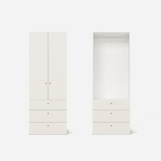 한샘 샘베딩 마일드 행거서랍형 옷장 800_이미지