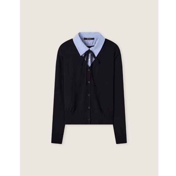 이랜드 로엠 배색타이 우븐매칭 가디건RMCKG12R12 126265