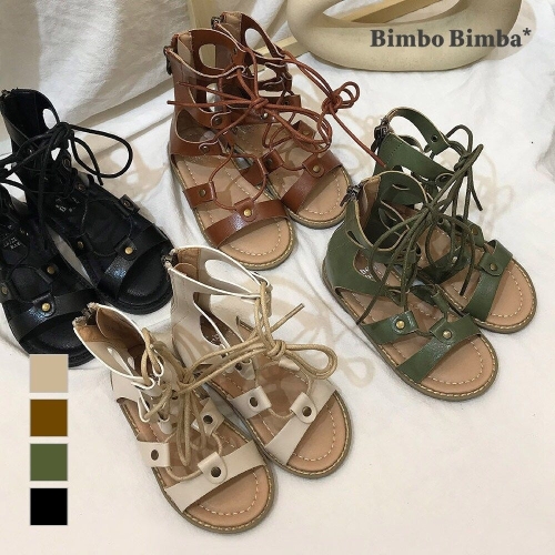 빔보빔바 글레디 레이스 업 샌들 BDH2ASD91_이미지