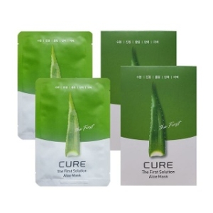 김정문알로에 큐어 더 퍼스트 솔루션 알로에 마스크 (22매)_이미지