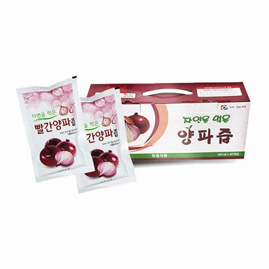 자연식품 자연을 먹은 빨간양파즙 100ml 100포 (1개)
