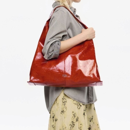 빔바이롤라 비키니 레더 번트 오렌지 페이퍼백 맥시 B256AIB005