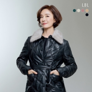 LBL 밍크카라 이태리 램스킨 구스다운 코트_이미지