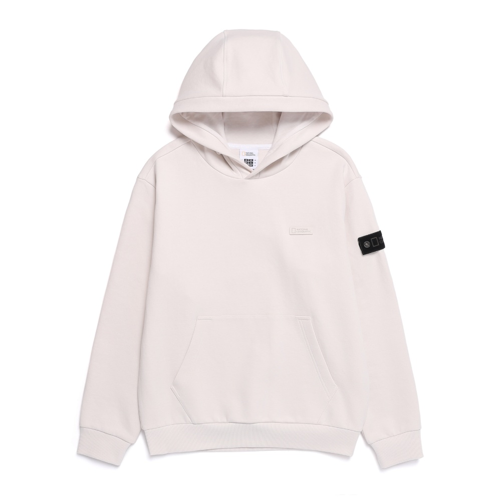 내셔널지오그래픽 블루핀 로고 세미오버핏 후디 N251UHD210