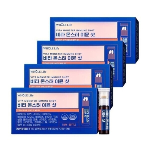홀라이프 비타 몬스터 이뮨 샷 7병