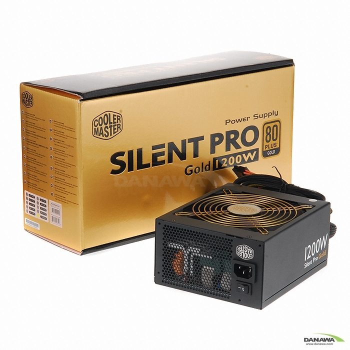 쿨러마스터 SILENT PRO 1200W 80PLUS골드 파인인포