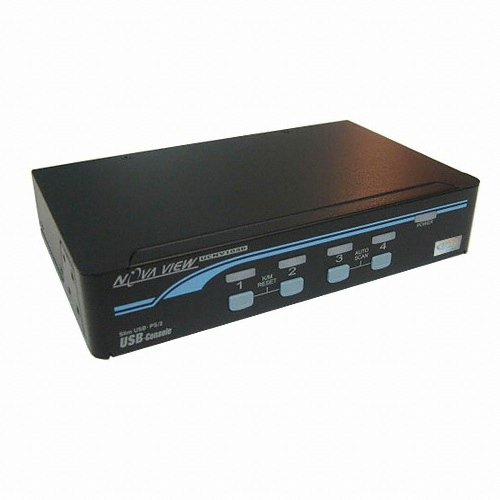 Rextron 4포트 USB KVM 스위치 (UCNV-104D)