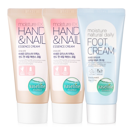 핸드크림 60ml 2개+풋크림 60ml 1개