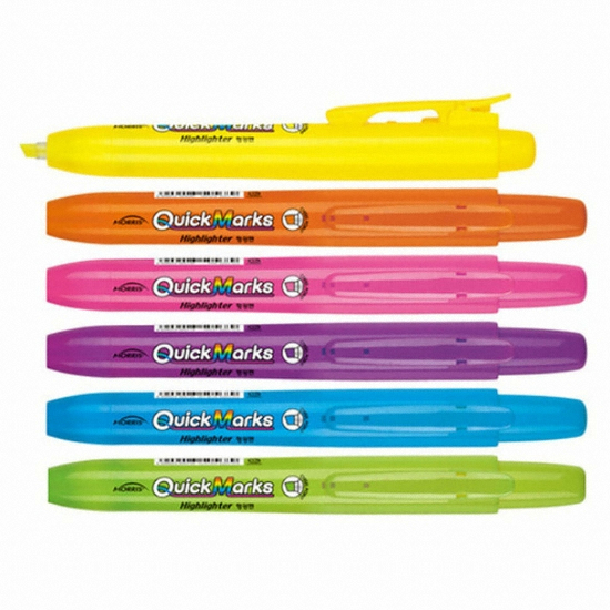 모리스 퀵마크 M 노크식 MRH 101 형광펜 (1개)_이미지