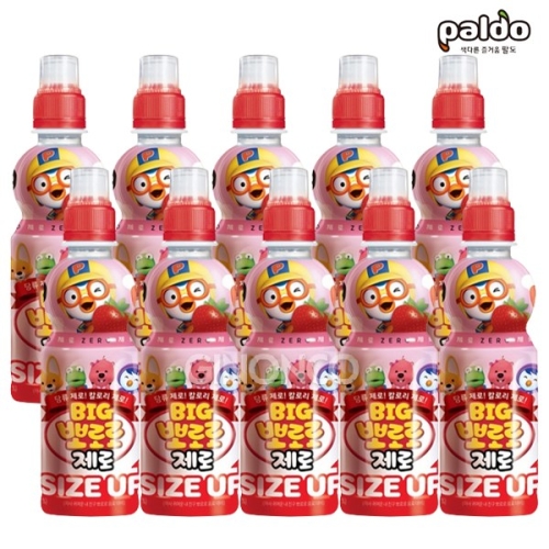 팔도 빅 뽀로로 제로 딸기맛 360ml (10개)_이미지