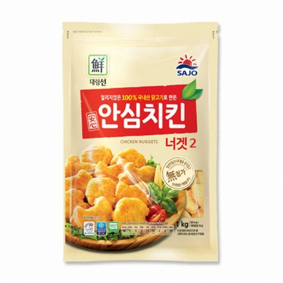 사조대림 대림선 안심치킨너겟 1kg (2개)_이미지