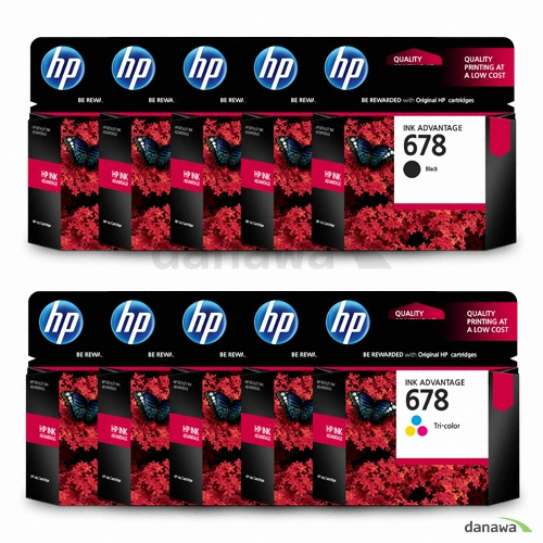HP 정품 678 (CZ107AA, CZ108AA) 세트 (5세트)