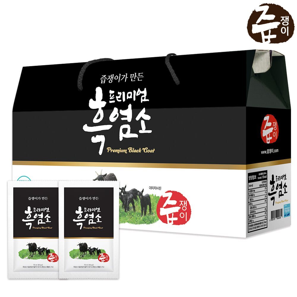 즙쟁이 프리미엄 흑염소 70ml 30포 (1개)_이미지