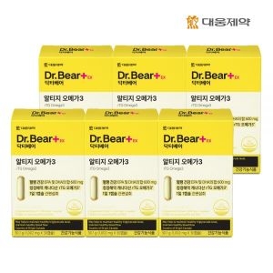 대웅제약 닥터베어 EX 알티지 오메가3 30정 (6개)