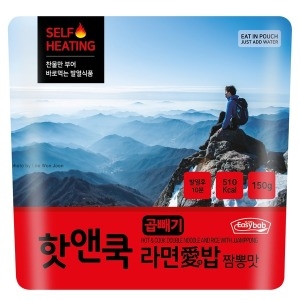 스마일 핫앤쿡 곱빼기 라면애밥 짬뽕 비화식 발열도시락 전투식량