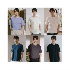 브이컷 남성 퓨어코튼 100 튜블러 티셔츠 6종 150342 95