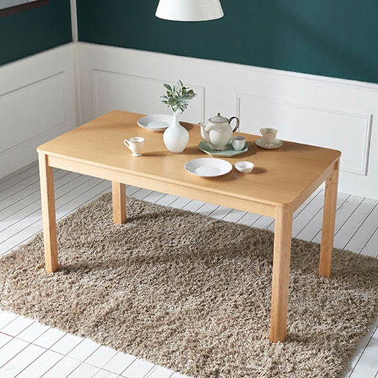 삼익가구 비엘라 원목 식탁 1400 (의자별도)_이미지