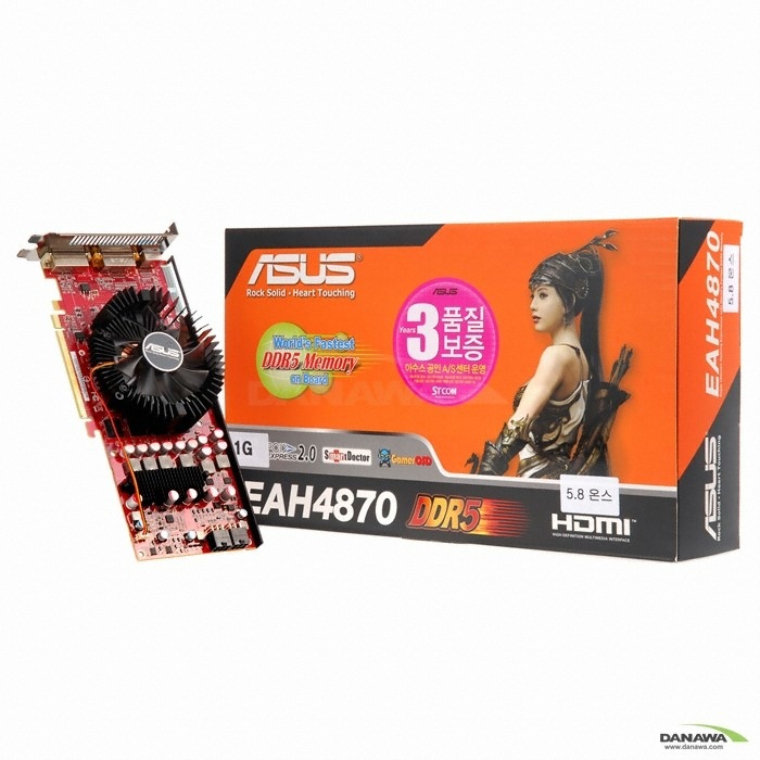 ASUS 라데온 HD 4870 EAH4870 1GB 5.8온스_이미지