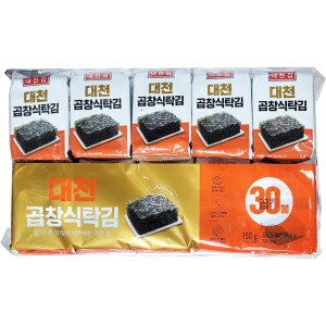 대천김 곱창김 곱창식탁김 5g 30봉이미지입니다. 누르면 해당 게시물로 새창이동합니다.