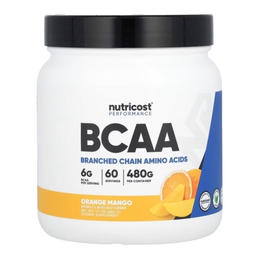 뉴트리코스트 퍼포먼스 BCAA 오렌지망고 480g이미지입니다. 누르면 해당 게시물로 새창이동합니다.
