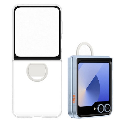 삼성전자 갤럭시Z 플립7 FE 클리어 케이스 with 링 EF-QF741