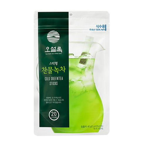 아모레퍼시픽 오설록 찬물녹차 스틱형 20개입 (1개)_이미지