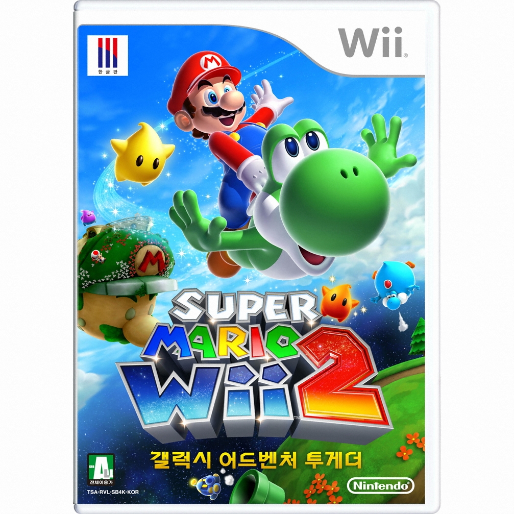 Nintendo 슈퍼 마리오 Wii 2 갤럭시 어드벤처 투게더 Wii (중고)