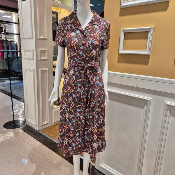 BCBG 리빙 프린트 원피스 B4C7O673_이미지