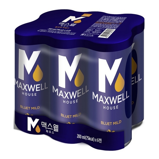 동서식품 맥스웰하우스 블루엣마일드 200ml (6개)