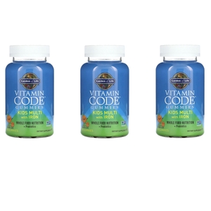  가든오브라이프 Vitamin Code 키즈 멀티 철분 함유 90구미 [3개]