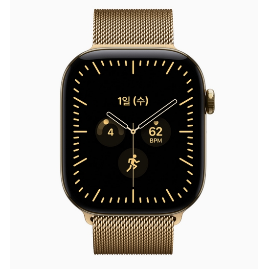 APPLE 워치 시리즈12 46mm Cellular 티타늄 (래디언트골드)