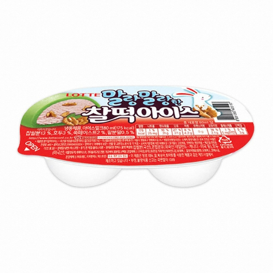 롯데웰푸드 말랑말랑한 찰떡아이스 90ml (5개)