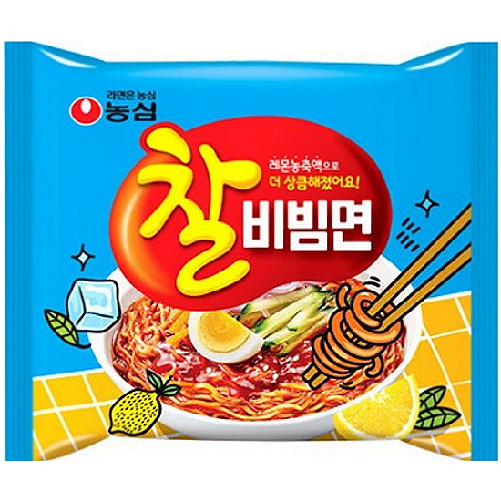 농심 찰비빔면 130g (32개)_이미지