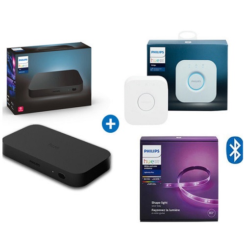 �ʸ��� LED hue ����Ʈ ��Ʈ�� �÷��� 2M+�긴��+HDMI ��ũ�ڽ�