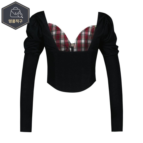 비비안웨스트우드 비비안 웨스트우드 탑 비 코르셋 CARDI VIVIENNE WESTWOOD 울 블랙 B0731930411_이미지