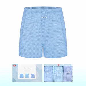 BYC 남성 모시메리 순면 빅 트렁크 팬티 3매입 QFB5330