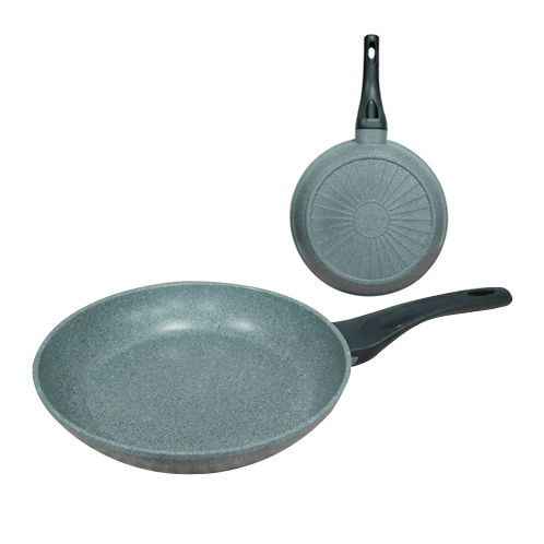 바첸 ㅤ스톤 마블코팅 프라이팬 (20cm)_이미지