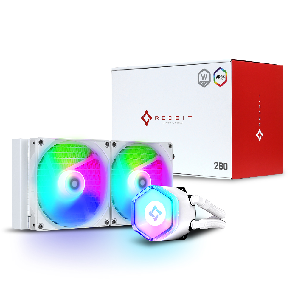 이엠텍 레드빗 280 ARGB (화이트)_이미지