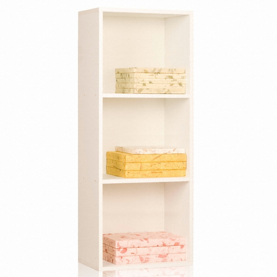 하우디가구 칼라박스 칸높은 3단 책장 400_이미지